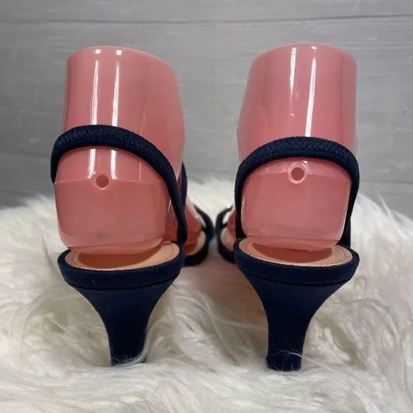 I. Miller Blue Netanya Heeled Sandals - Size 7 - Excellent Condition