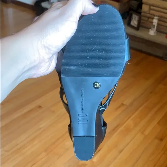 INC, International Concepts Black Heels. NWOT, Macy’s Brand