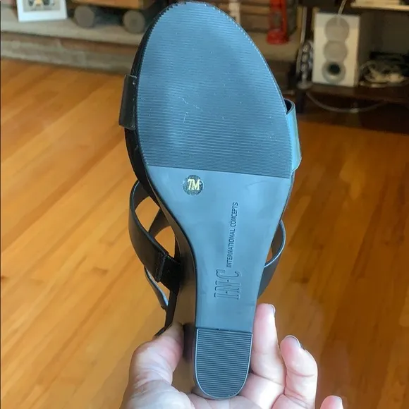 INC, International Concepts Black Heels. NWOT, Macy’s Brand
