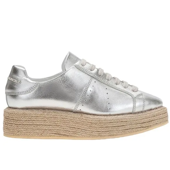 Italian designer Platform Espadrille Sneakers