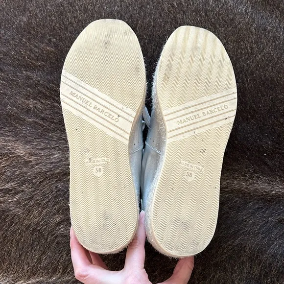 Italian designer Platform Espadrille Sneakers