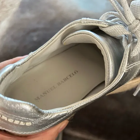 Italian designer Platform Espadrille Sneakers