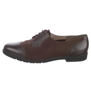 Italian Salvatore Ferragamo Ferrara Brown Oxford Loafers Shoes Wingtip 11 2AA