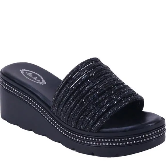 Italina Silver Sandals