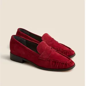 J. Crew Maison Ruched Loafers in suede size 7