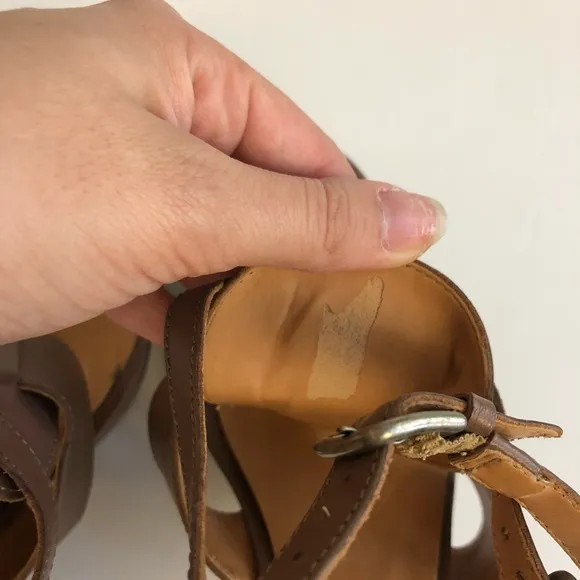 J. Crew Menara taupe leather high-heel sandals