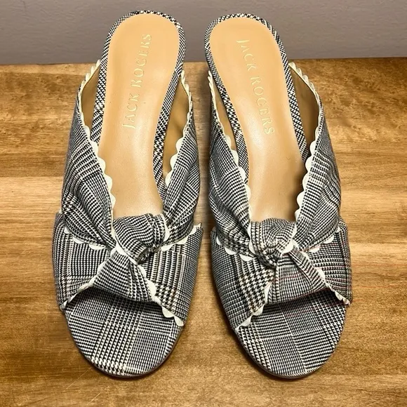 Jack Rogers Block Heel Knot Sandals