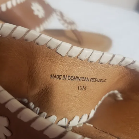 Jack Rogers Medina leather sandals,  size 10