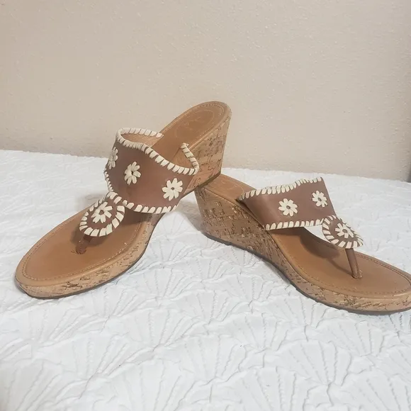 Jack Rogers Medina leather sandals,  size 10