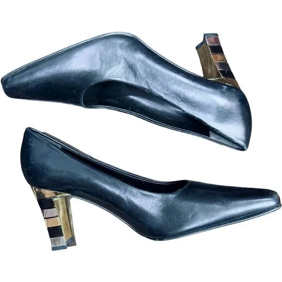 J. CREW MARC FISHER PROXY Bundle Lot of 4 Pairs of Shoes Pumps Heels Flats Leath