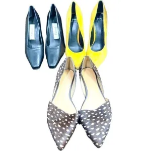 J. CREW MARC FISHER PROXY Bundle Lot of 4 Pairs of Shoes Pumps Heels Flats Leath