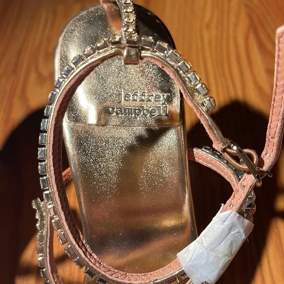 Jeffery Campbell Embellished High Heel Sandals. NEW
