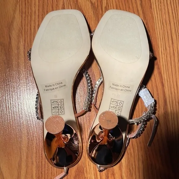 Jeffery Campbell Embellished High Heel Sandals. NEW