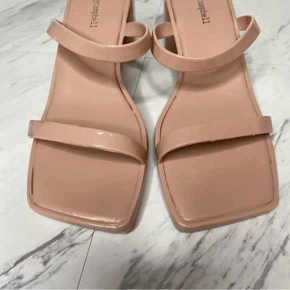 Jeffery Campbell Jamm Light Pink Jelly Sandal 9