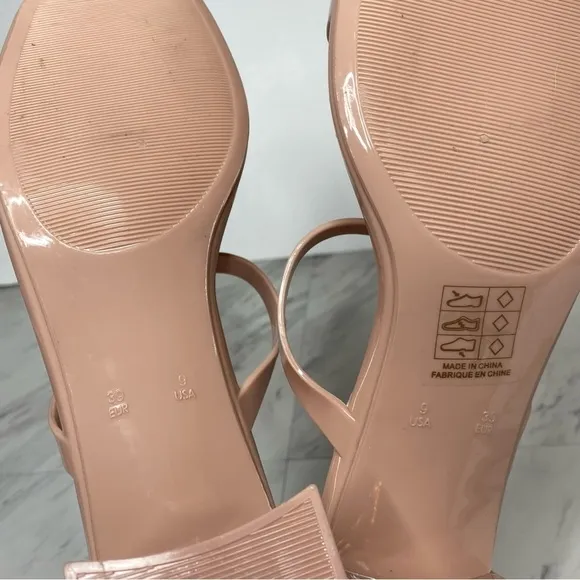 Jeffery Campbell Jamm Light Pink Jelly Sandal 9