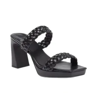 Jeffrey Campbell Delicacy Braided Platform Sandal in Black size 9.5