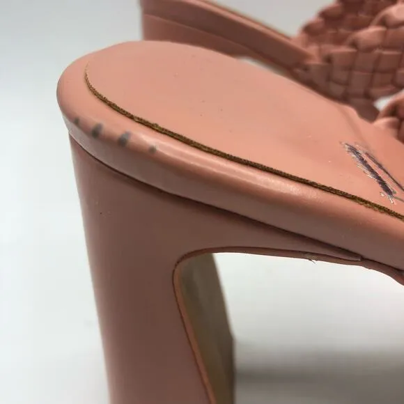Jeffrey Campbell Delicacy Heel Sandals in Peach Size US 10