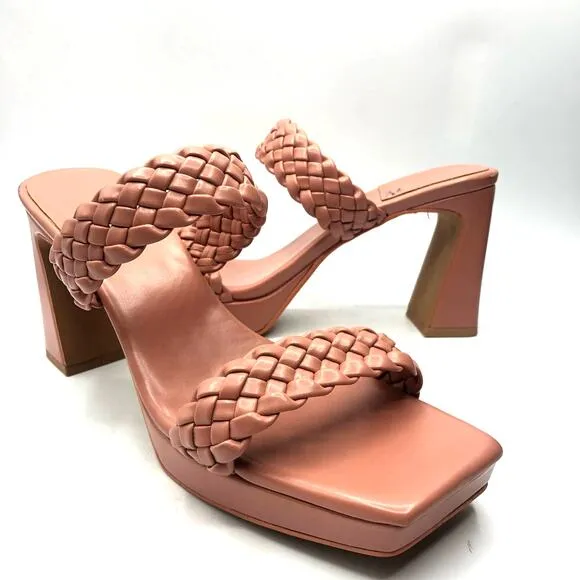 Jeffrey Campbell Delicacy Heel Sandals in Peach Size US 10