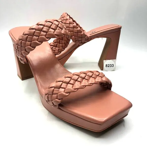 Jeffrey Campbell Delicacy Heel Sandals in Peach Size US 10