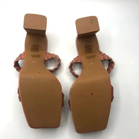 Jeffrey Campbell Delicacy Heel Sandals in Peach Size US 10