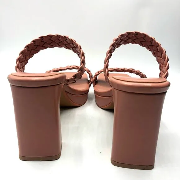 Jeffrey Campbell Delicacy Heel Sandals in Peach Size US 10