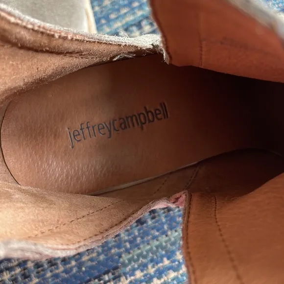 Jeffrey Campbell Leather Block Heel Ankle Western Boots size 9