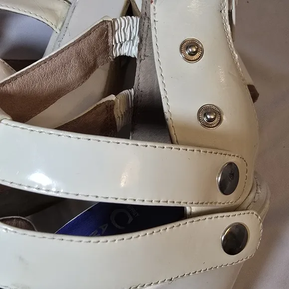 Jeffrey Campbell Platform Chunky Heel Round Toe Ankle Strap Shoes, sz 10