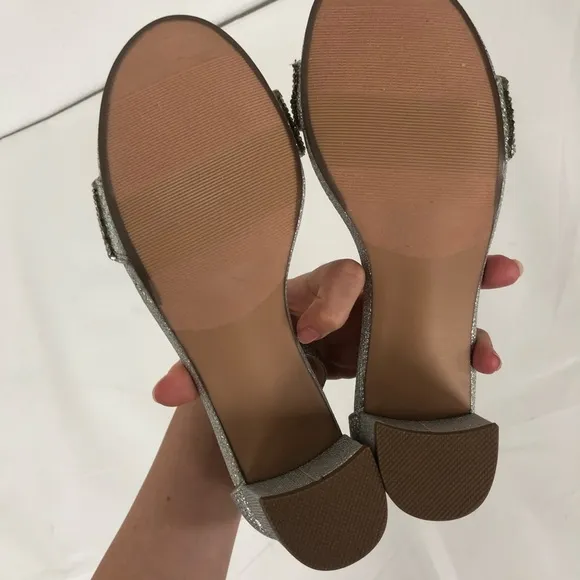 Jeffrey Campbell rhinestone block heel sandal kids