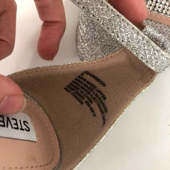 Jeffrey Campbell rhinestone block heel sandal kids