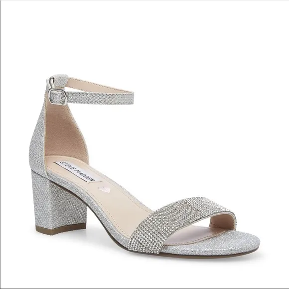 Jeffrey Campbell rhinestone block heel sandal kids