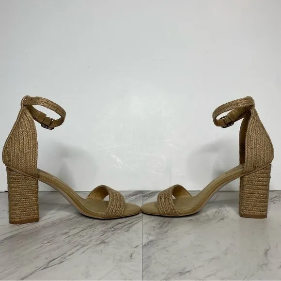 Jeffrey Campbell Rowboat Jute Wrapped Heeled Sandal 8 1/2