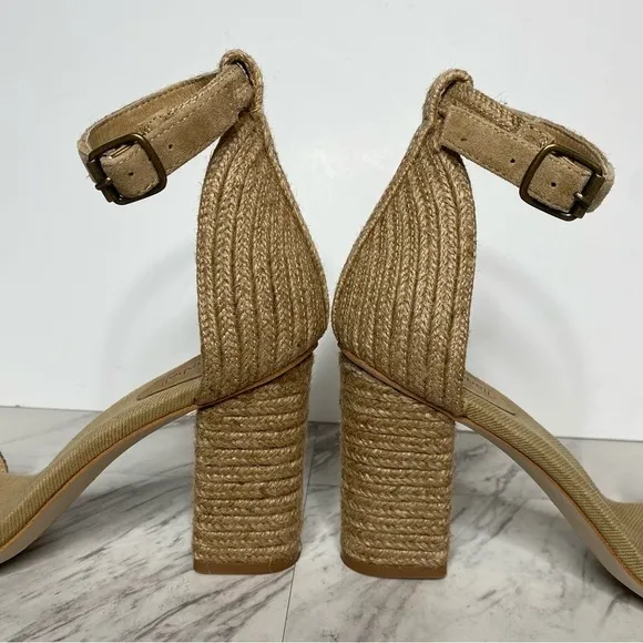 Jeffrey Campbell Rowboat Jute Wrapped Heeled Sandal 8 1/2