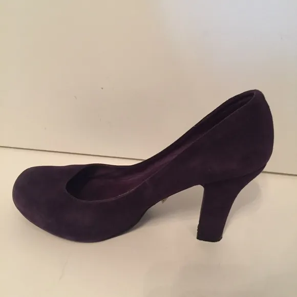JEFFREY CAMPBELL SHOES HEELS PUMPS PURPLE SUEDE LEATHER Size 8