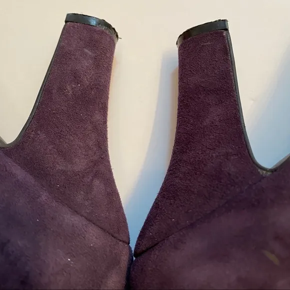 JEFFREY CAMPBELL SHOES HEELS PUMPS PURPLE SUEDE LEATHER Size 8