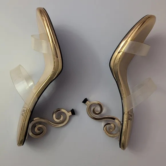 Jeffrey Campbell Women's Deity High Heel Slide Sandals 10