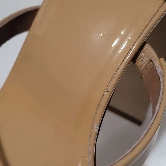 Jeffrey Campbell Hustler Patent Sandal NWOB