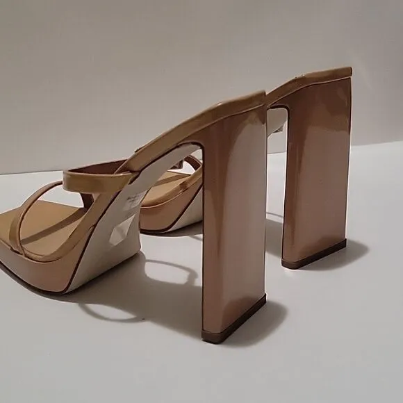 Jeffrey Campbell Hustler Patent Sandal NWOB