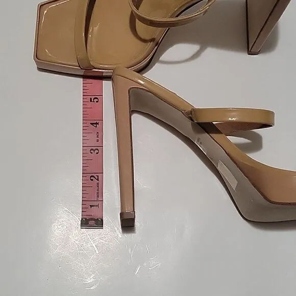 Jeffrey Campbell Hustler Patent Sandal NWOB