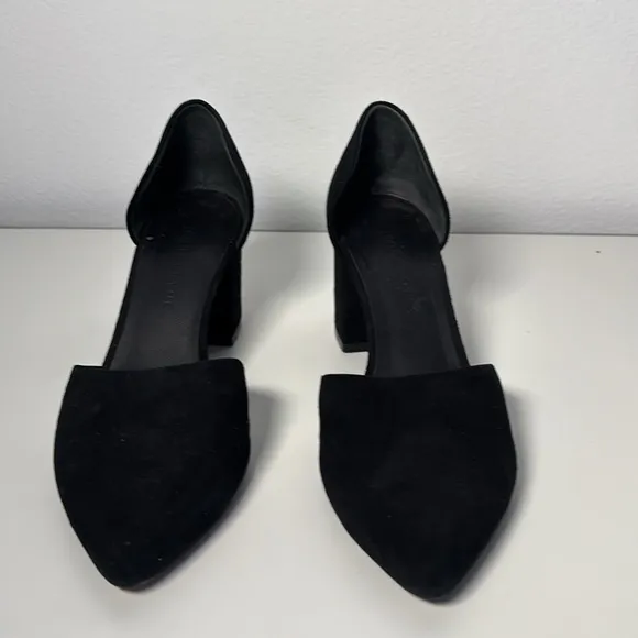 JENNI KAYNE Velvet D'Orsay High Heel Pumps Shoes Handmade in Italy Size 36