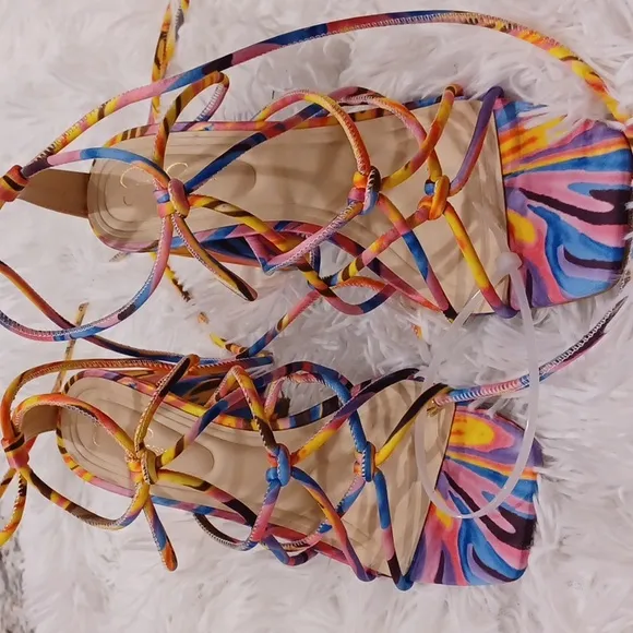Jessica Simpson Ozias block heel sandals NWOB