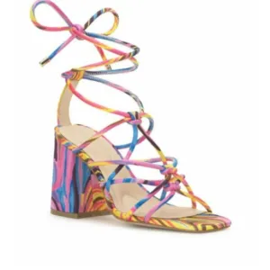 Jessica Simpson Ozias block heel sandals NWOB