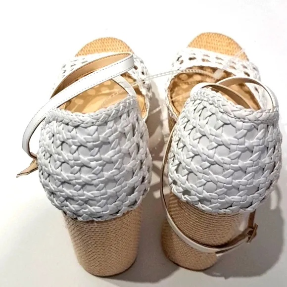 Jessica Simpson Aditi Woven Platform Ankle Strap Sandals
