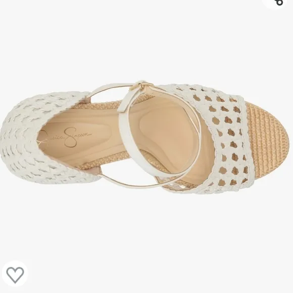 Jessica Simpson Aditi Woven Platform Ankle Strap Sandals