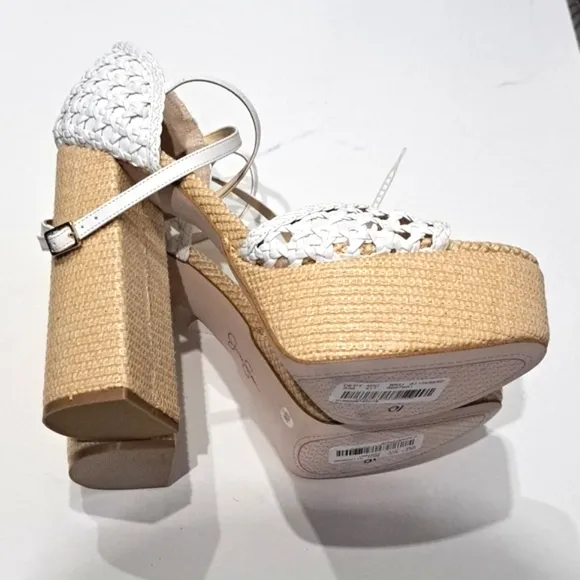 Jessica Simpson Aditi Woven Platform Ankle Strap Sandals