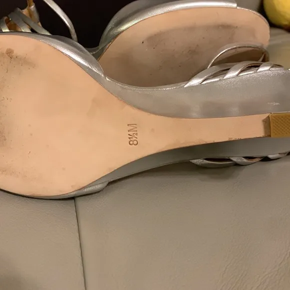 Jewel Badgley Mischka WomensAnkle Strap Wedge Heels Shoes