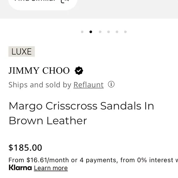 Jimmy Choi Margot Cross Cross Sandals in Low Heel