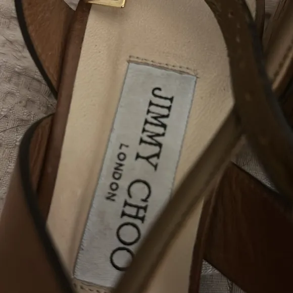 Jimmy Choi Margot Cross Cross Sandals in Low Heel