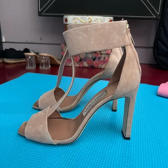 Jimmy Choo Bethel 100 Suede Heel