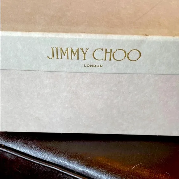 Jimmy Choo Gold Wedge Sandals