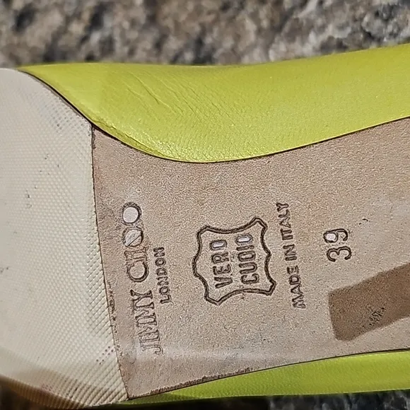 Jimmy Choo green shoes size 39